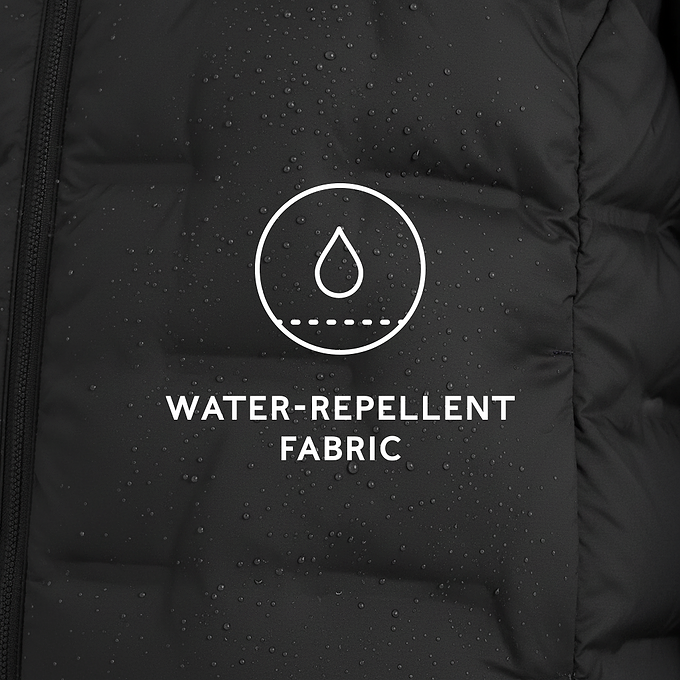 Fender Mens Shower Resistant Insulated Jacket - Black