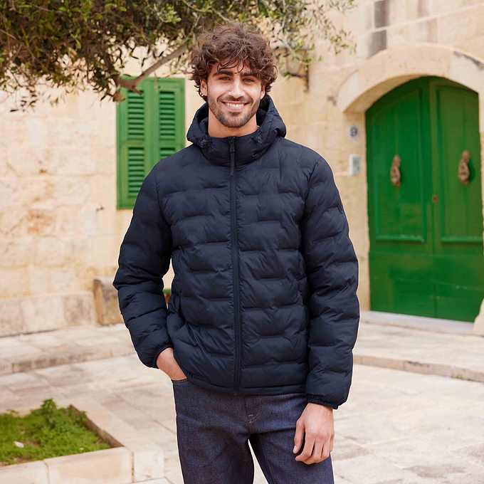 Fender Mens Padded Jacket - Dark Indigo