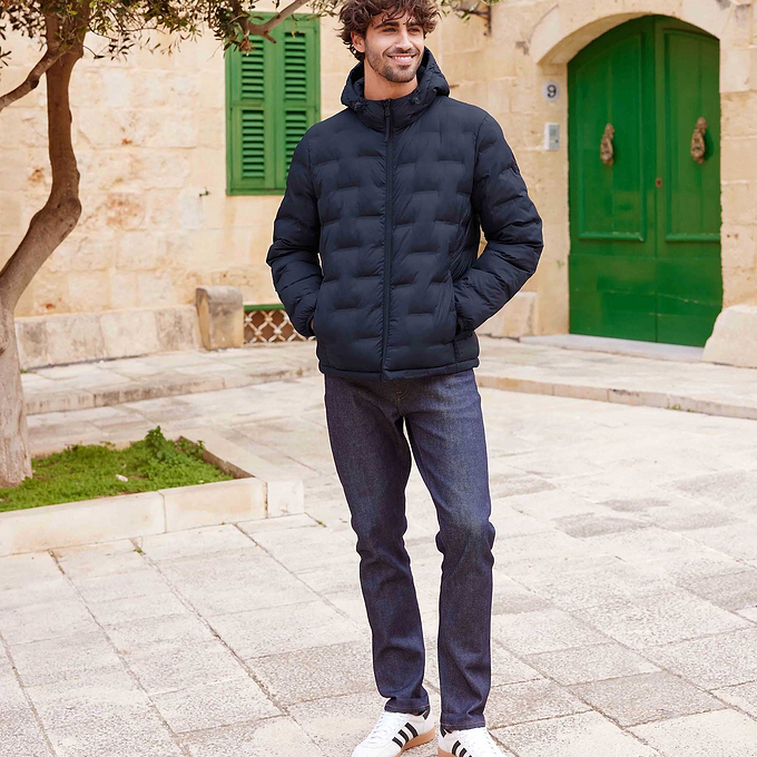 Fender Mens Padded Jacket - Dark Indigo