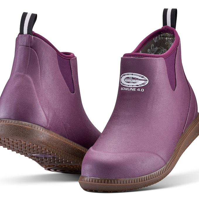 Grubs Boots Bowline Womens Ankle Wellington - Violet