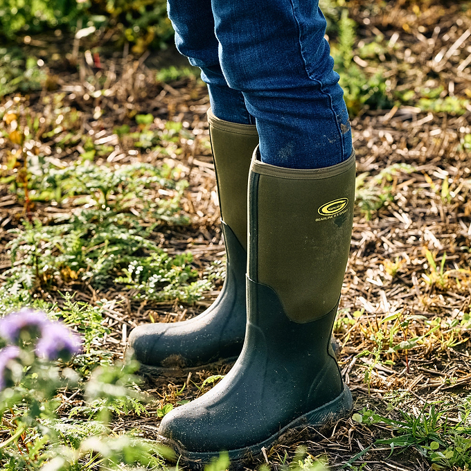 Grubs Boots Bearline 8.5 Unisex Wellington - Green