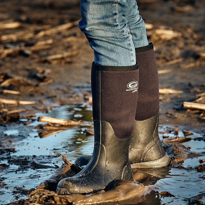 Grubs Boots Bearline 8.5 Unisex Wellington - Black