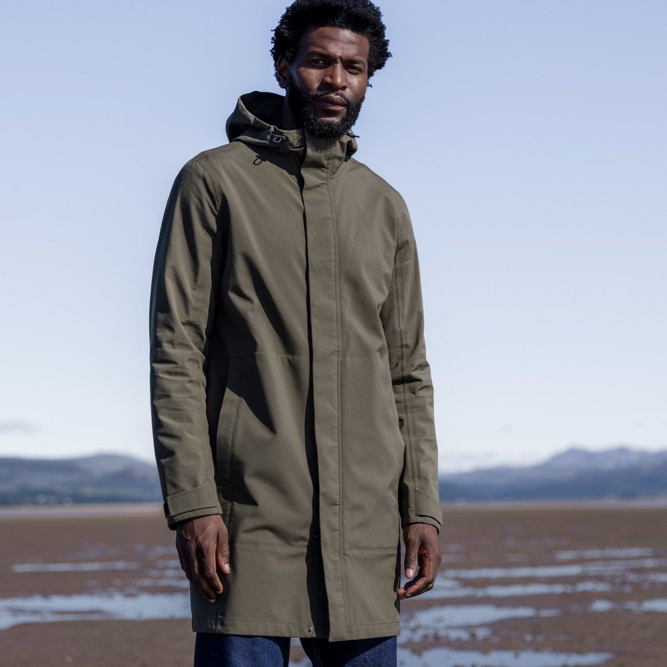 Green Rain Jacket on sale Men's