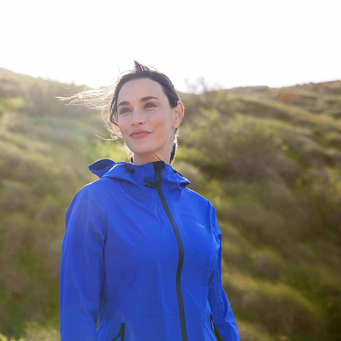 Glyder Womens Waterproof Jacket - Ultra-Marine Blue