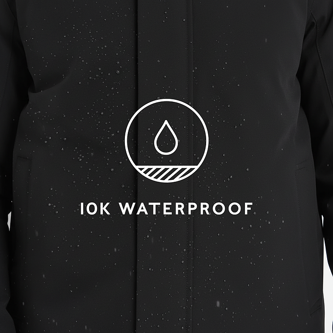 Haydon Mens Waterproof 3in1 Jacket - Black