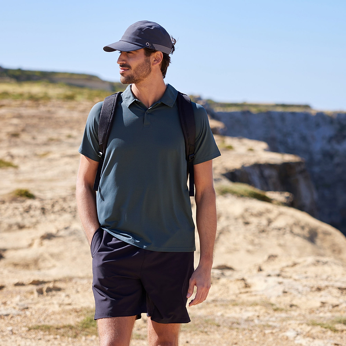 Hector Mens Performance Polo Shirt - Aegean Teal