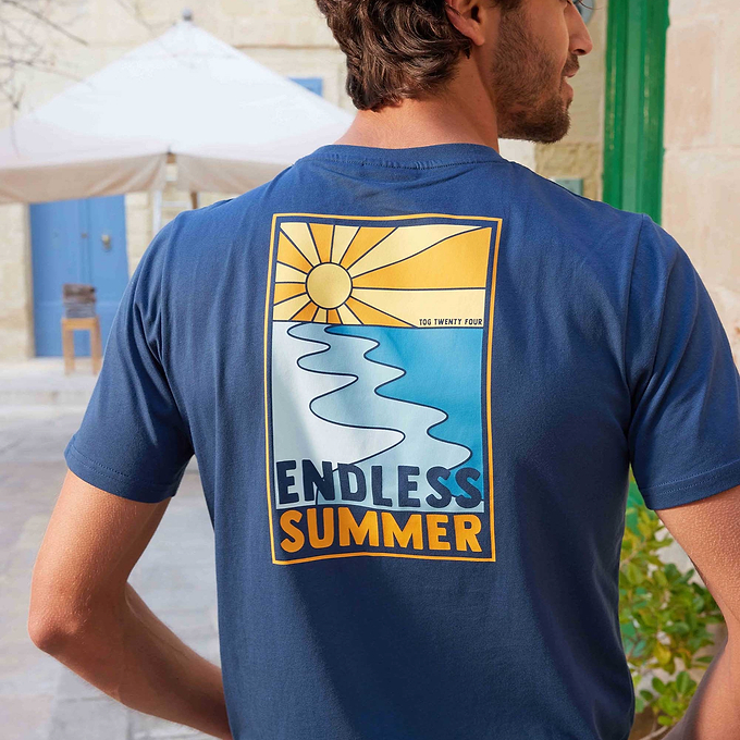 Lalo Mens T-Shirt - Inky Blue