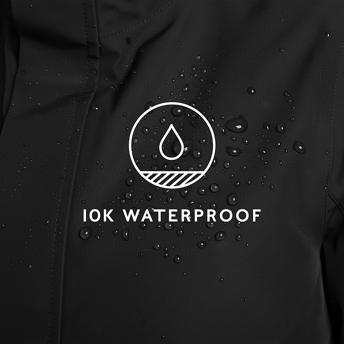 Lyra Womens Waterproof 3in1 Jacket - Black