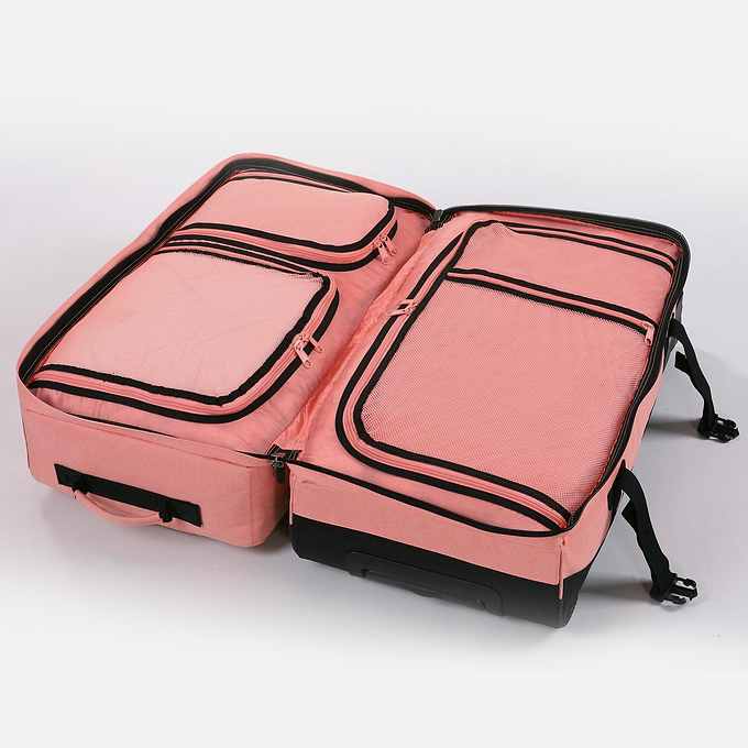 Surfanic Maxim 2.0 70L Roller Bag - Dusty Pink Marl