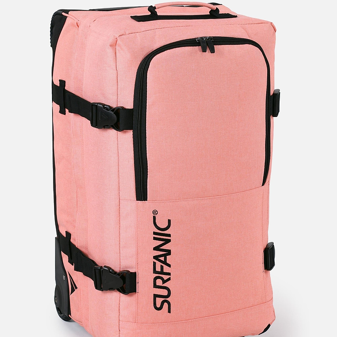 Surfanic Maxim 2.0 70L Roller Bag - Dusty Pink Marl