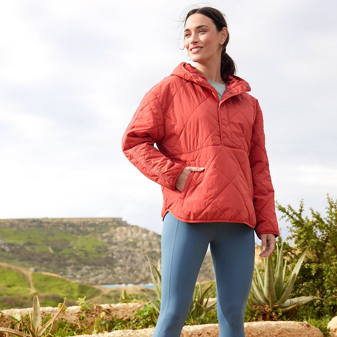 Nanford Womens Padded Overhead - Cranberry