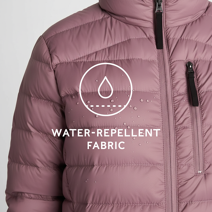 North Womens RDS Certified Down Jacket - Mauve