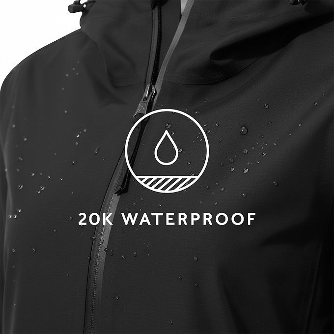 Nova Womens Performance Waterproof Jacket - Black