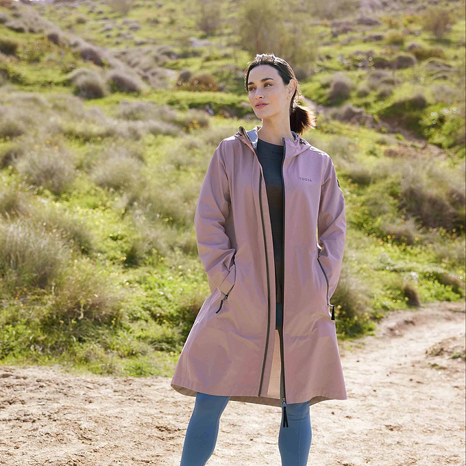 Nova Womens Waterproof Jacket - Mauve