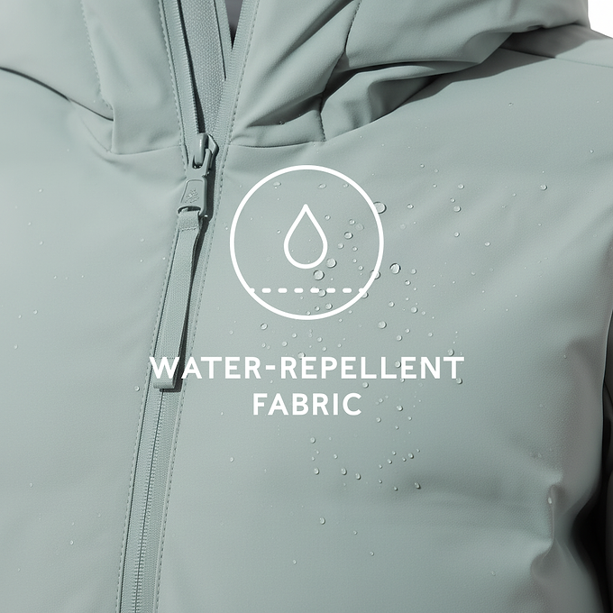 Orelle Womens Insulated Ski Jacket - Mist Grey