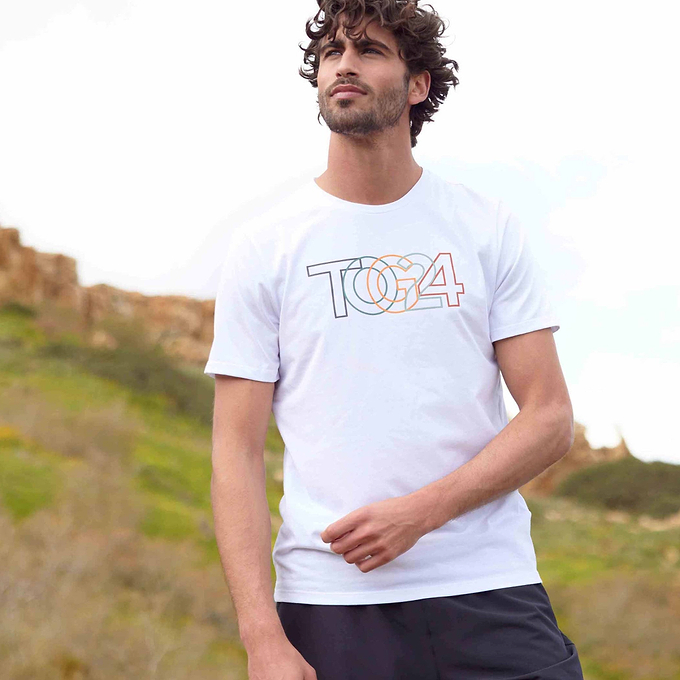Rhode Mens Tech Short Sleeve Top - Optic White