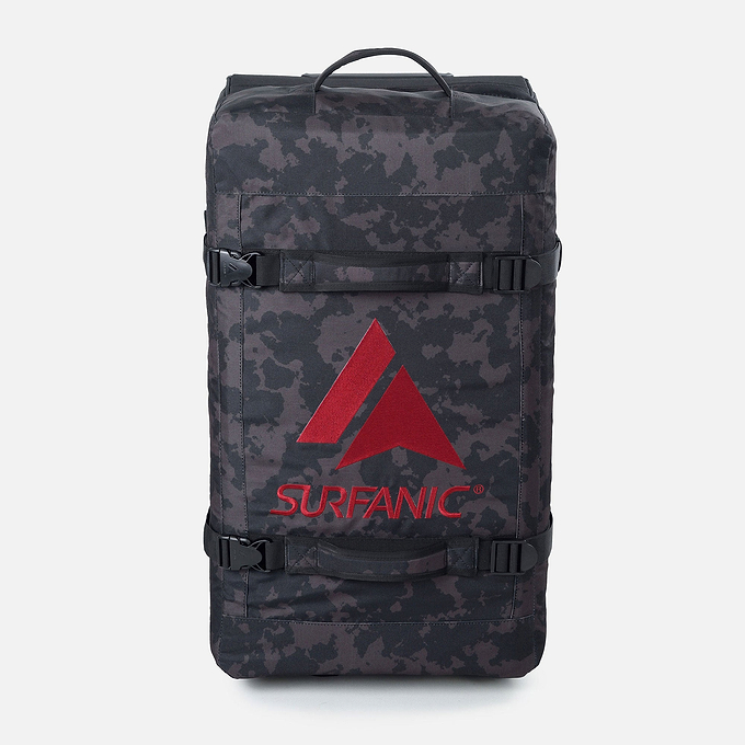 Surfanic Maxim 3.0 120L Roller Bag - Black Map