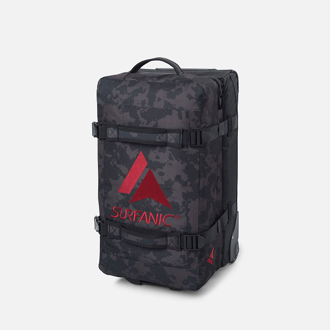 Surfanic Maxim 3.0 70L Roller Bag - Black