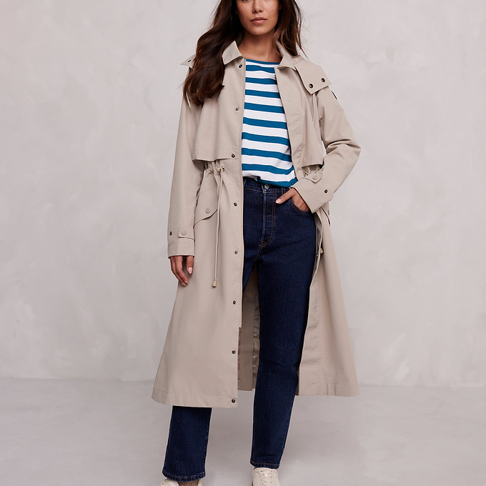 Alva Womens Waterproof Jacket - Taupe