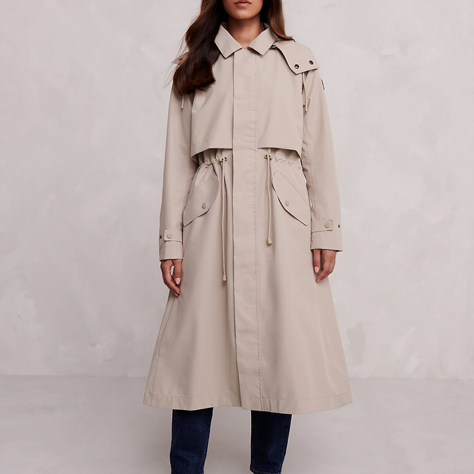 Alva Womens Waterproof Jacket - Taupe