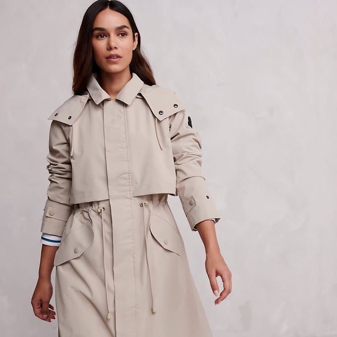 Alva Womens Waterproof Jacket - Taupe