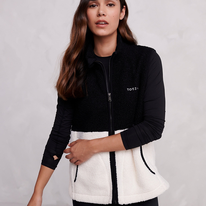 Rayner Womens Sherpa Gilet - Vanilla