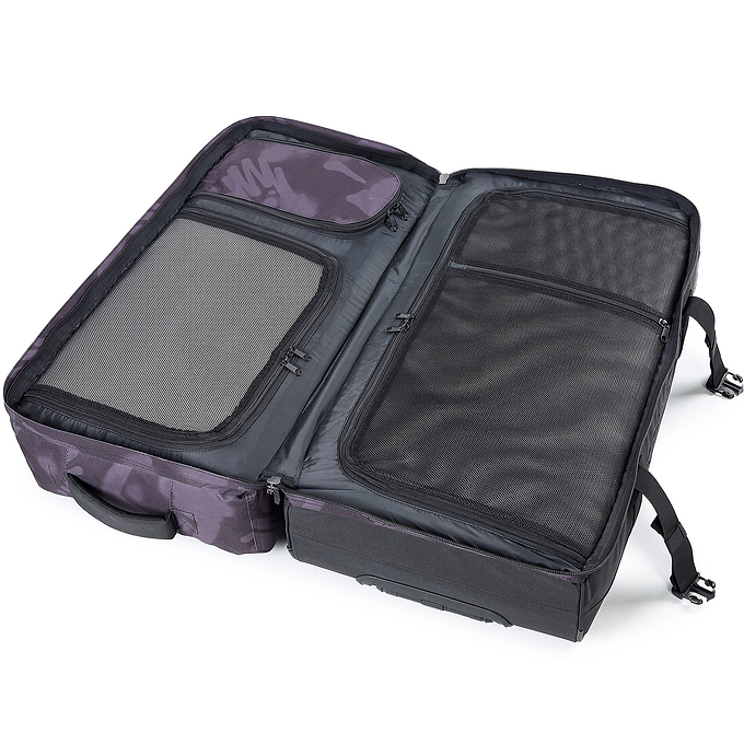 Surfanic Maxim 3.0 70L Roller Bag - Black Vandal