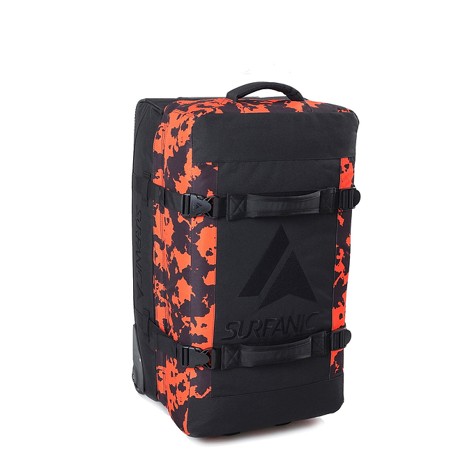 Surfanic Maxim 3.0 70L Roller Bag - Orange Map