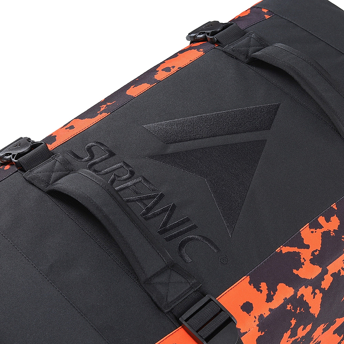Surfanic Maxim 3.0 70L Roller Bag - Orange Map