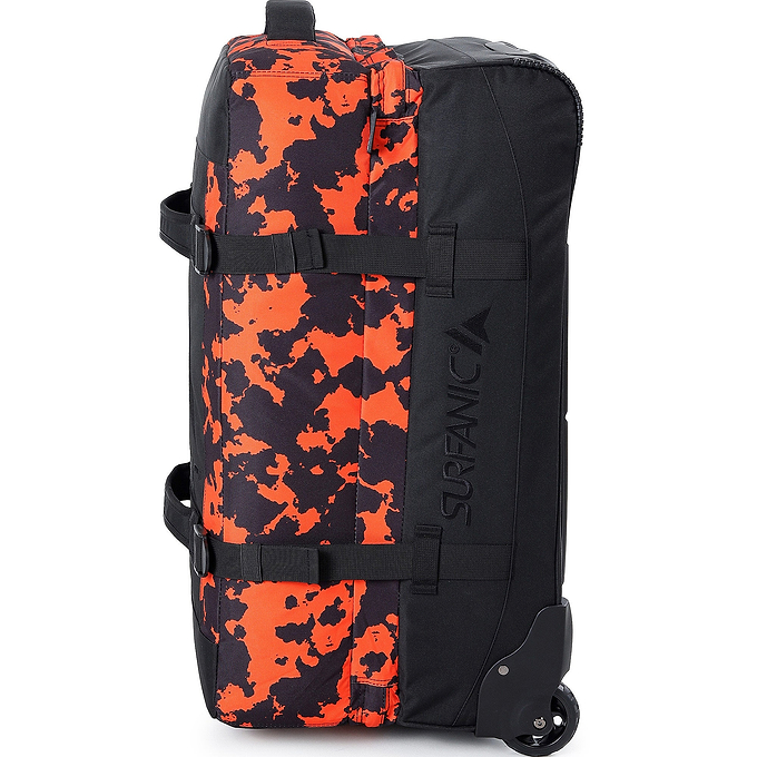 Surfanic Maxim 3.0 70L Roller Bag - Orange Map
