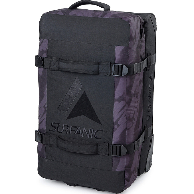 Surfanic Maxim 3.0 120L Roller Bag - Black Vandal