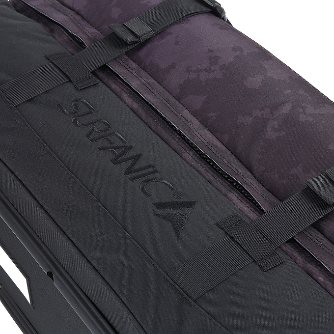 Surfanic Maxim 3.0 120L Roller Bag - Black Map