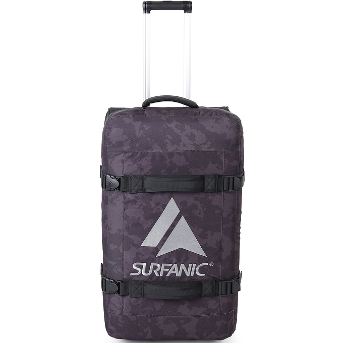 Surfanic Maxim 3.0 120L Roller Bag - Black Map