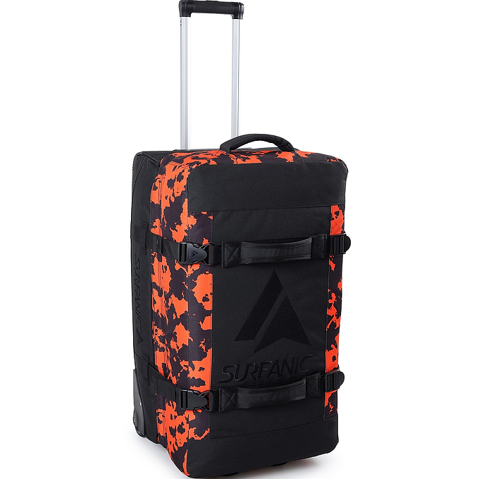 Surfanic Maxim 3.0 120L Roller Bag - Orange Map