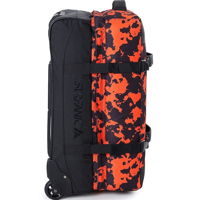 Surfanic Maxim 3.0 120L Roller Bag - Orange Map