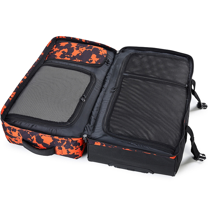 Surfanic Maxim 3.0 120L Roller Bag - Orange Map