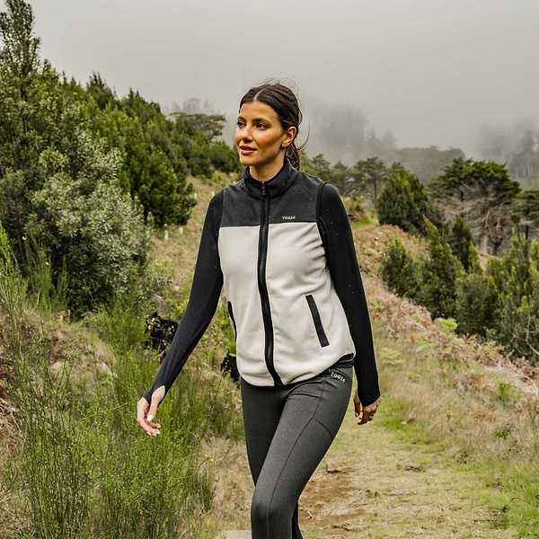 Gilet Technique Matelassé Primaloft®️ Khaki – Drapeau Noir