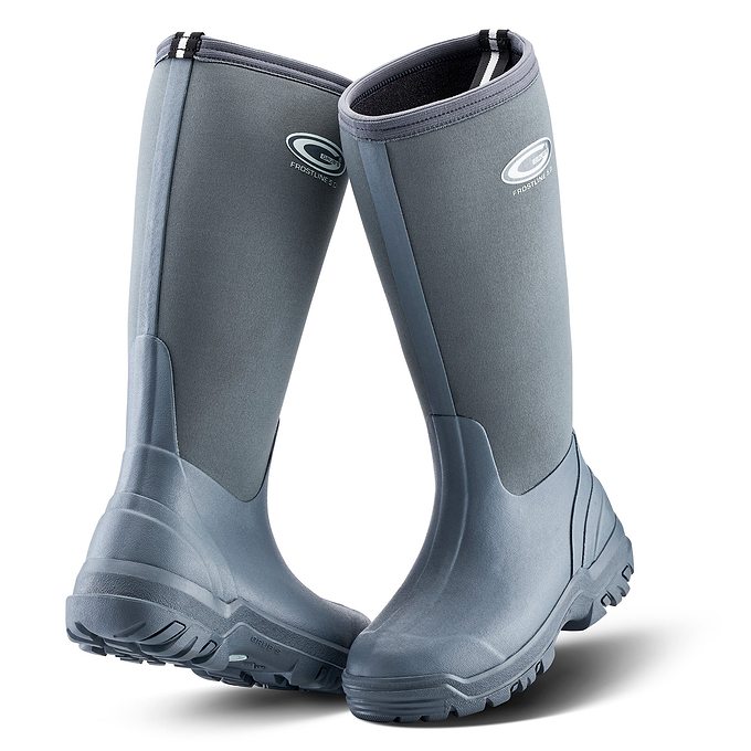 Grubs Boots Frostline Classic Wellies Womens - Stormy Grey