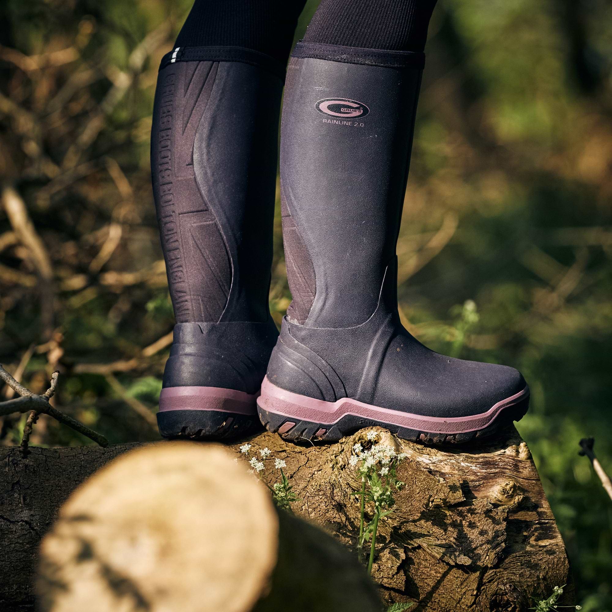 Grubs rainline wellies sales