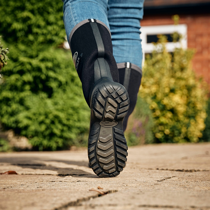 Grubs Boots Tideline Wellies Unisex - Black