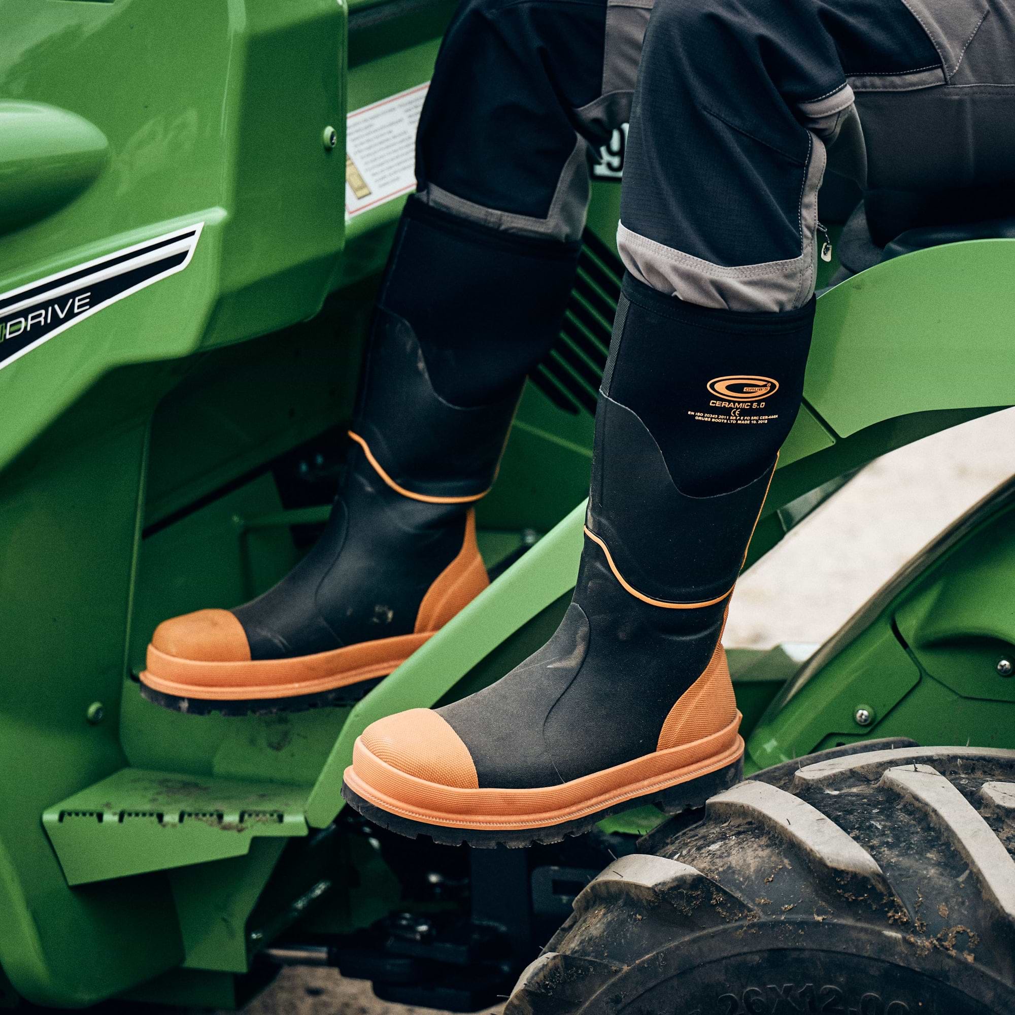 Mens safety wellington boots discount
