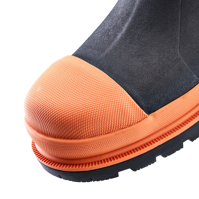 Grubs Boots Ceramic Driver Safety Mid Height Wellington Mens - Orange