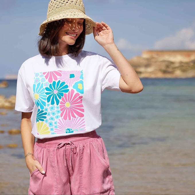 Trissy Womens T-Shirt - Optic White