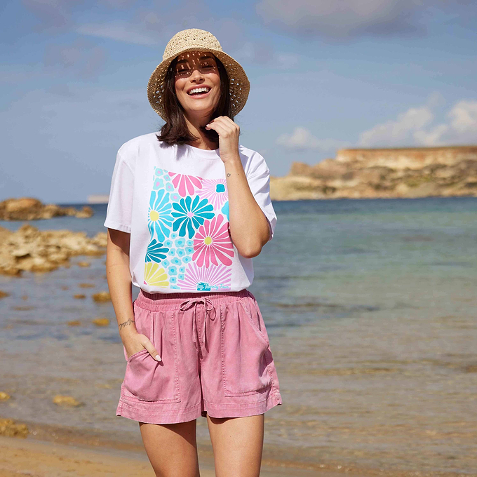 Trissy Womens T-Shirt - Optic White