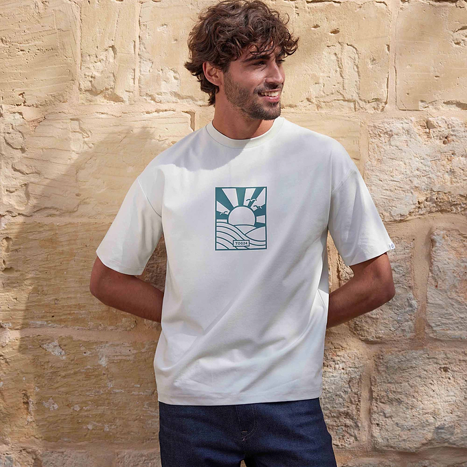 Varga Mens T-Shirt - Stone