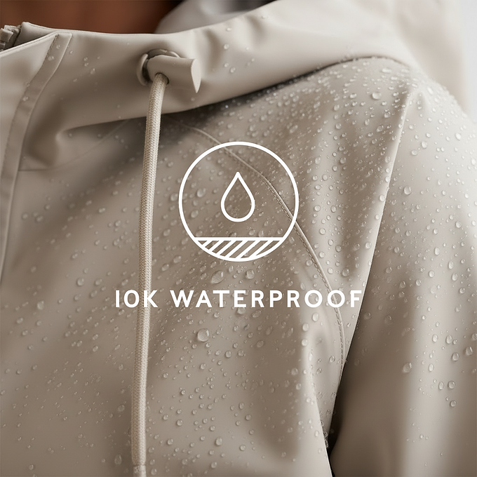 Vena Womens Waterproof Jacket - Dark Taupe