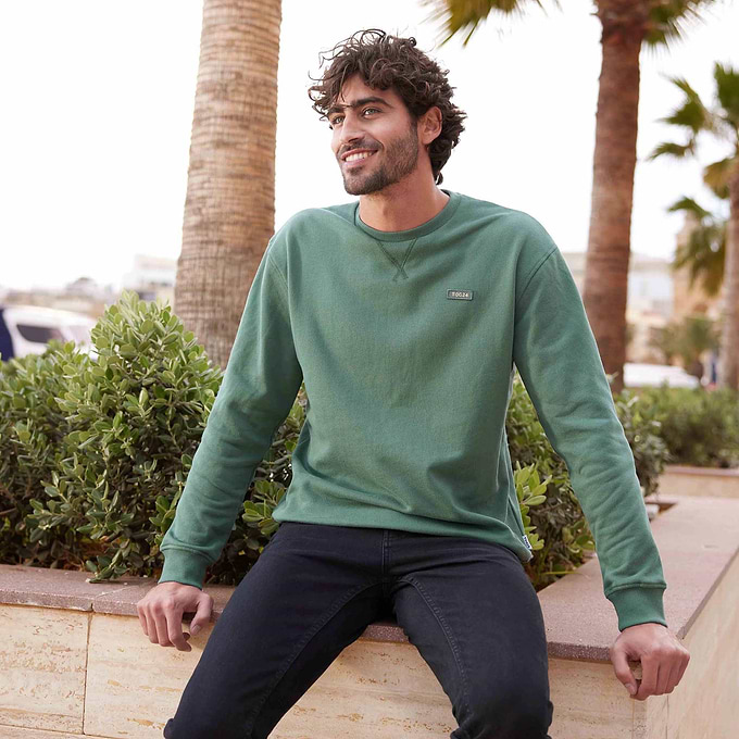 Wyatt Mens Sweatshirt - Light Forest