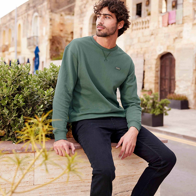 Wyatt Mens Sweatshirt - Light Forest