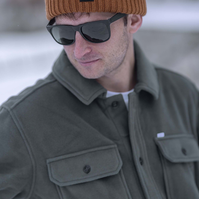 Dabney Mens Shacket - Pine Green