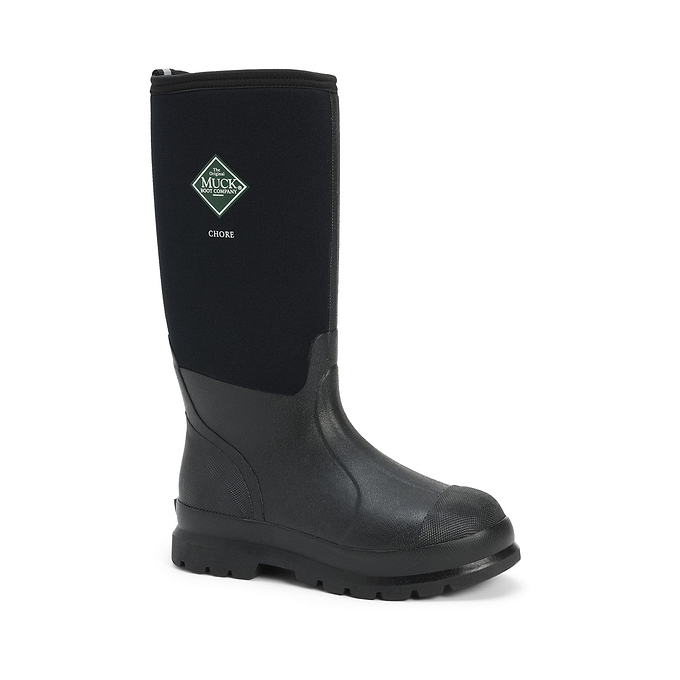 Muck Boots Chore Classic Hi Patterned Unisex Wellington - Black